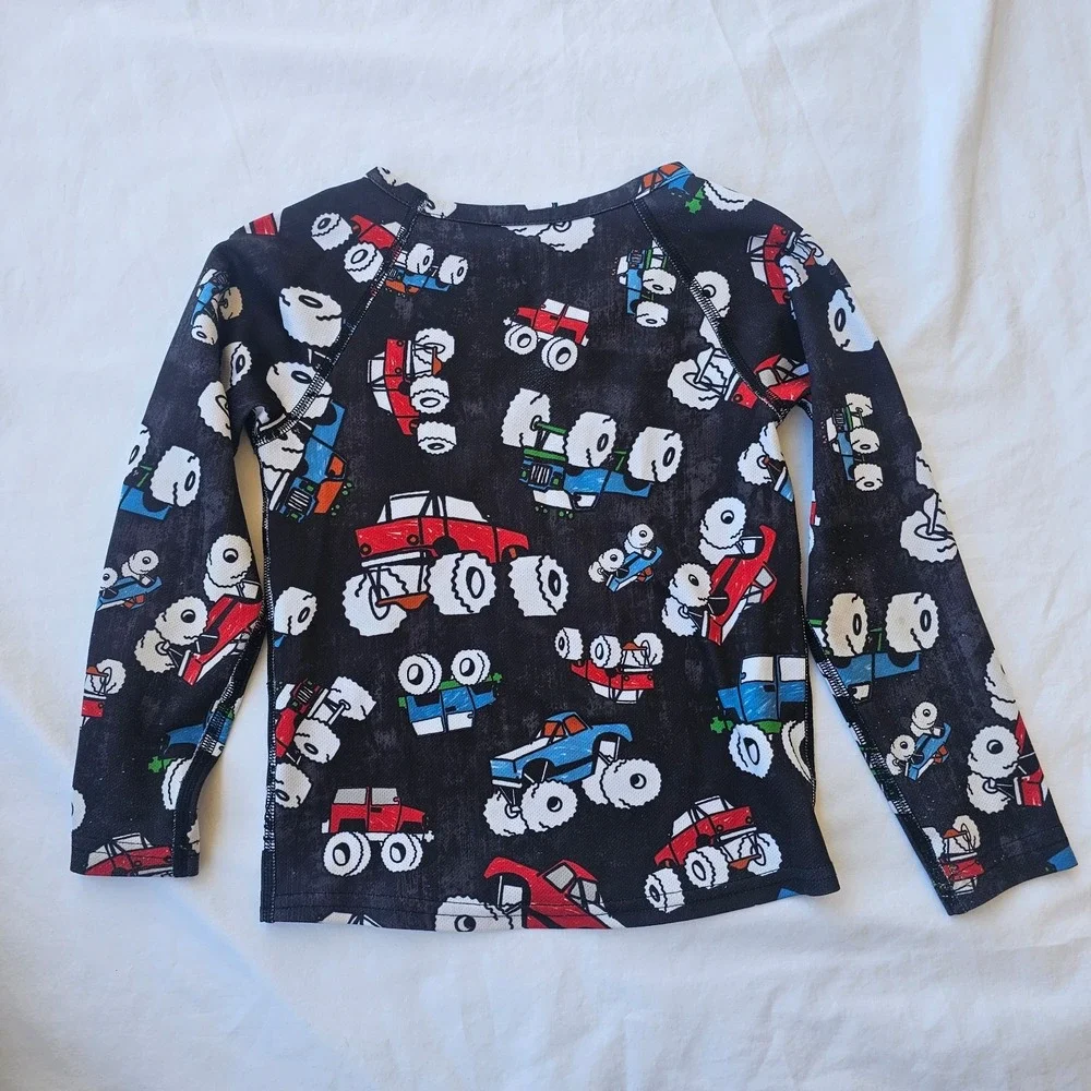 Burton dry ride long sleeve w/monster truck print - Picture 2 of 9